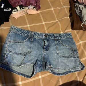 Light Wash Jean Shorts